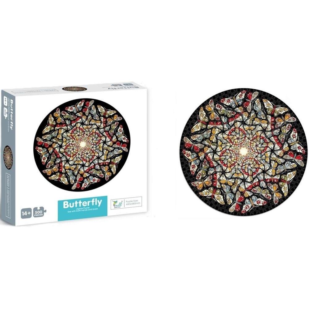 ICOM Puzzle 500 Schmetterlinge (500 pezzi)