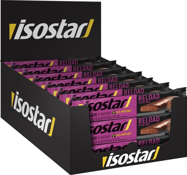 Actual product image Isostar After Sport Reload/Recovery Bar Chocolate (Chocolate, 30 pcs., 1200 g)