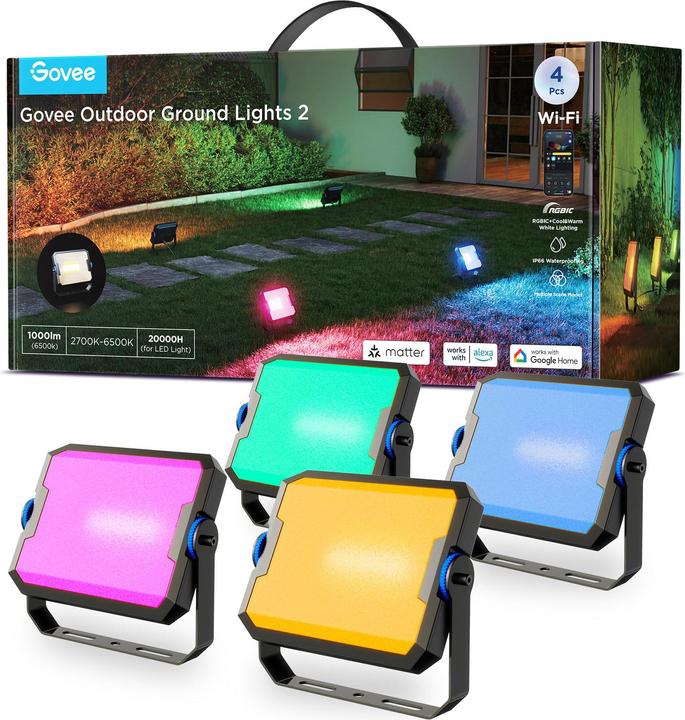 Govee Outdoor Flood Lights 2 (1000 lm, IP66)