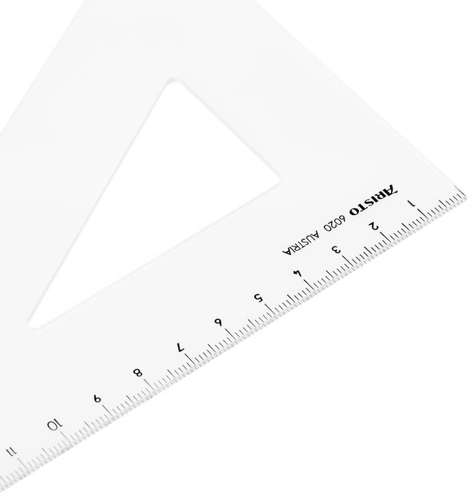 Produktbild Aristo Dreieck 60 Grad Acryl 226mm transparent (22.60 cm)