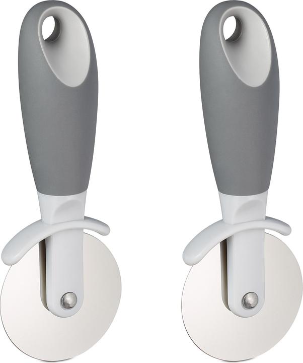Relaxdays 2x pizza cutter