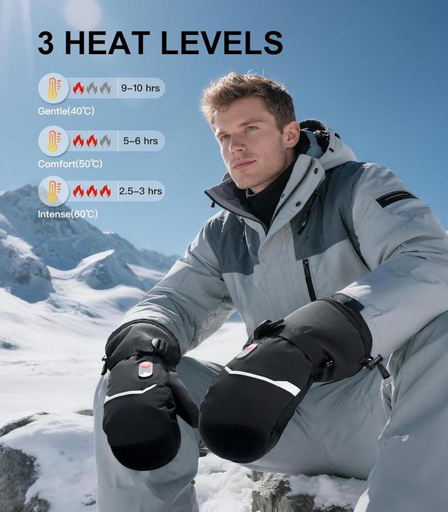 Actual product image Day wolf Beheizte Ski-Handschuhe, wiederaufladbar (XS)