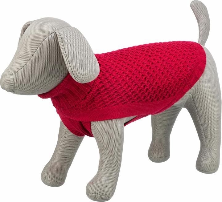 Immagine prodotto Trixie Maglia Norwood S, 40 cm, rosso (S, Maglione per cani)