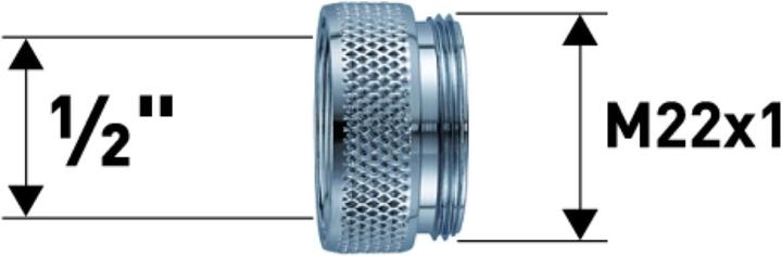 Immagine prodotto Neoperl Riduzione 1/2, filettatura M22x1 (Riduzione dei tubi)