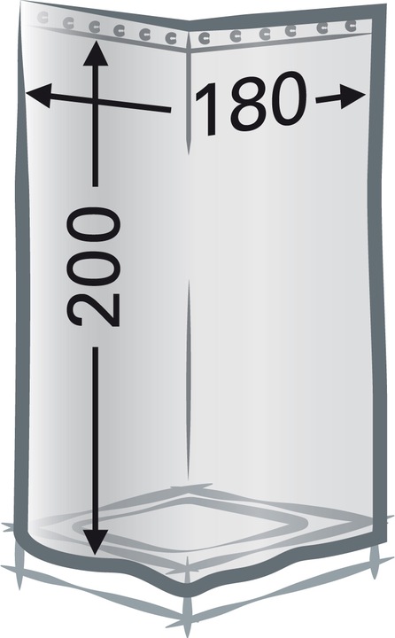 Image du produit Diaqua Rideau de douche Scuby 180 x 200 cm, blanc / bleu (180 x 200 cm)