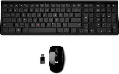 Actual product image HP Slim Wireless Ruby KBD-MUS (Germany, Cable)