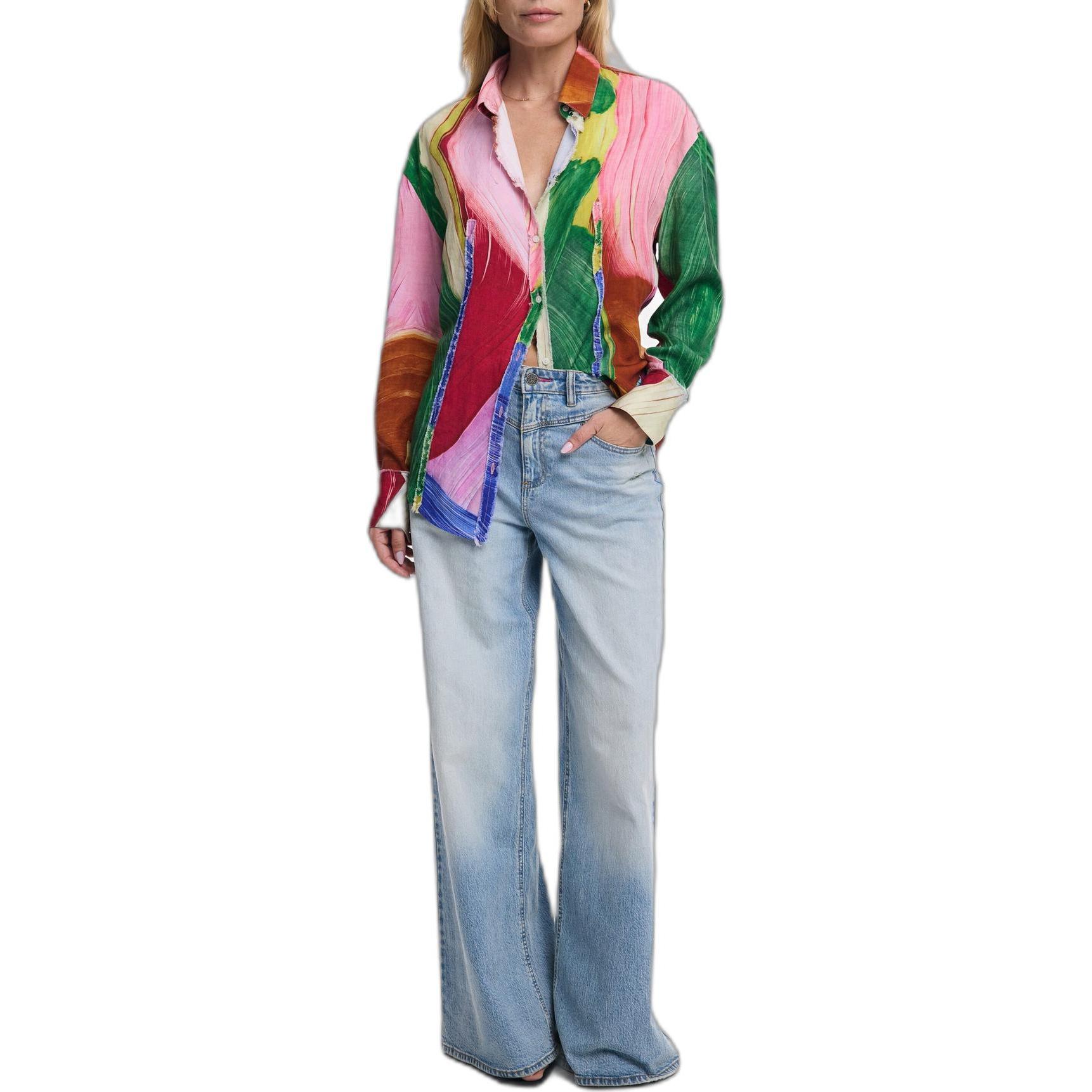 Desigual, Damen, Blusen, Tutifrutti, Mehrfarbig, (S)