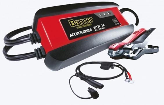 Image du produit Banner Accucharger 2A/6-12V, chargeur entièrement automatique (12V, 6V, 2 A)