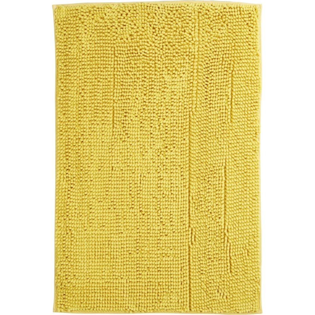Diaqua, Tappetino da bagno, Tappeto da bagno Shania giallo (60 x 90 cm)