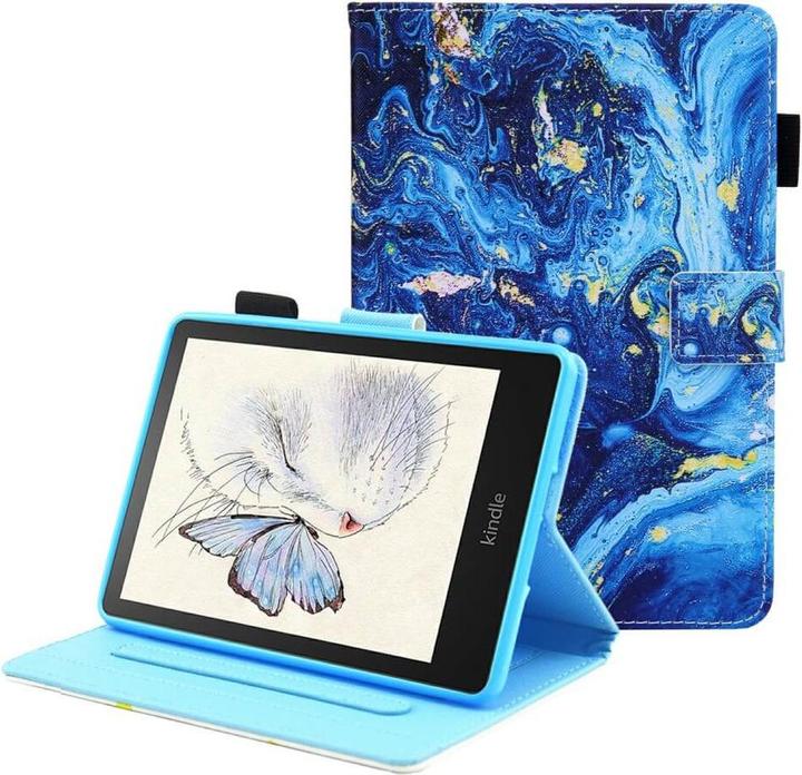 Actual product image Cover-Discount Kindle Paperwhite (11th gen) - Blue Wave protective cover (Further)