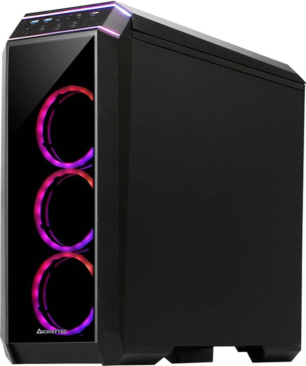 Produktbild Chieftec Stallion II (schwarz, Tempered Glass) (Mini-ITX, mATX, ATX)