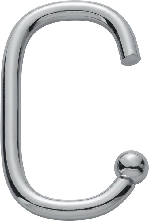 Actual product image Diaqua Shower curtain hook Yara chrome