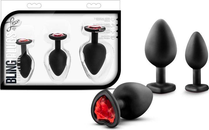 Produktbild Blush Luxe Bling Plugs Training Kit Red Gems