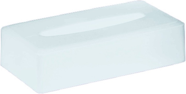 Actual product image Diaqua Tissue box Trend Frosted white transparent