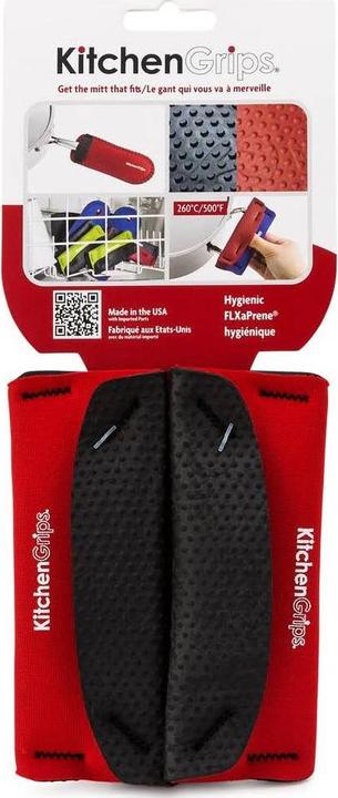 Produktbild Cuisipro Fingerschutz schwarz quer 2 Stk. rot 13cm (13 cm, Kunststoff, Textil)