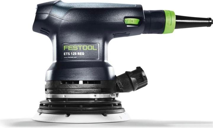 Image du produit Festool ETS 125 REQ-Plus Ponceuse excentrique 125 mm 250 W + Coffret Systainer + Sac récupérateur (Ponceuse excentrique, 250 W)