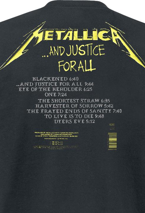 Produktbild Metallica And Justice For All Tracks (XL)