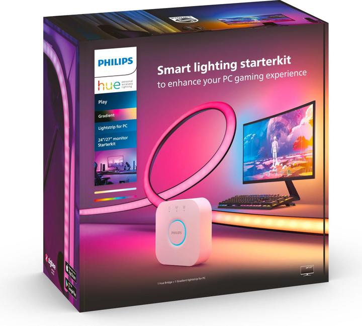 Image du produit Philips Hue Play Gradient avec pont (Multicolore, 90.50 cm, Intérieur)