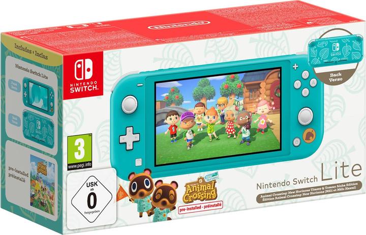 Nintendo Switch Lite Animal Crossing: New Horizons Timmy & Tommy Aloha Edition