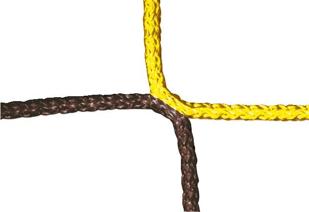 Sport-Thieme Knotless men football goal net with checkerboard pattern