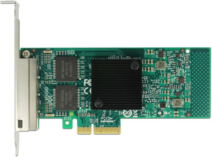 Actual product image Delock PCI-Express network card, 4x1Gbps (Mini PCI Express)