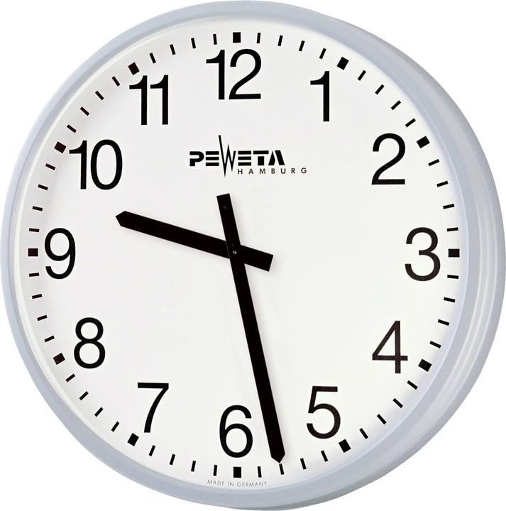 Peweta Large capacity wall clock ø 52 cm, battery operated (52 cm)