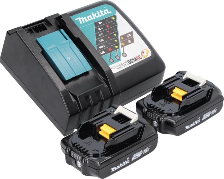 Actual product image Makita DCL 184 RA Aspirateur sans fil 18 V - 54 mbar - 0,5 l + 2x Batteries 2,0 Ah + Chargeur