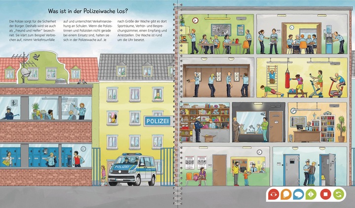 Produktbild tiptoi Unterwegs mit Polizei (Deutsch, Karolin Küntzel, 2019)