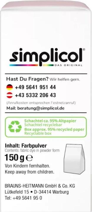 Produktbild Simplicol Textilfarbe (Rot)