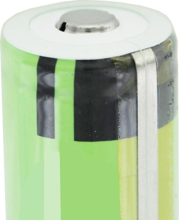 Actual product image Panasonic 18650 battery protected 3 pieces and LCD quick charger (3 pcs., CR123A, 3400 mAh, Battery + charger)