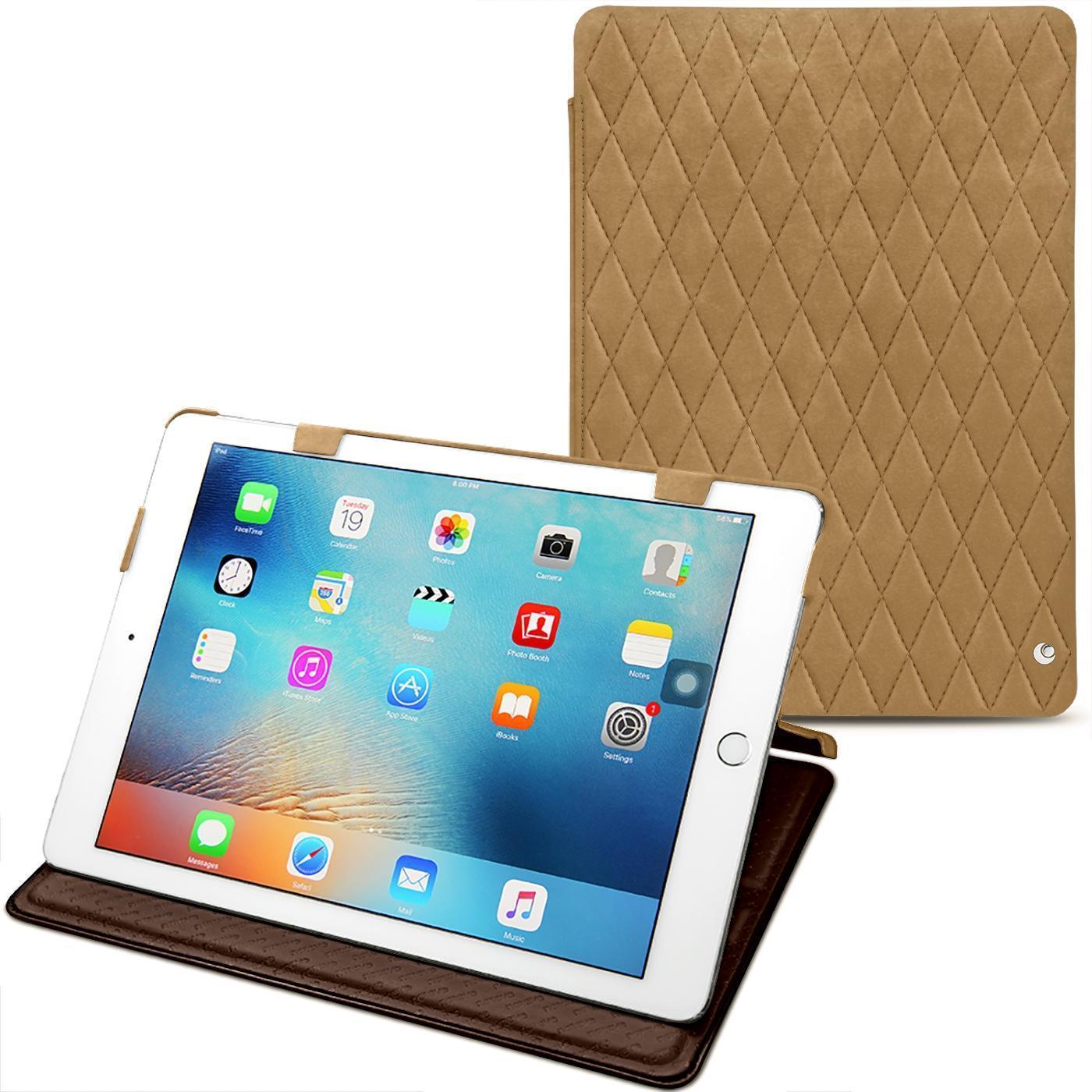 Thumbnail - Noreve Lederschutzhülle horizontal (iPad Pro 9.7 2016 (1. Gen)), Tablet Hülle, Braun