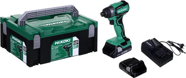 Actual product image Hikoki IMPACT DRIVER 18V-WH18DD WQZ 140Nm 2x3.0Ah HITSYSTEM (Rechargeable battery operated)