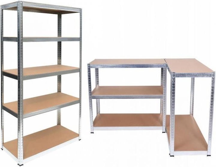Actual product image Topeshop REGAŁ G9040 Storage Rack for Garden Tools Freestanding MDF Panels
