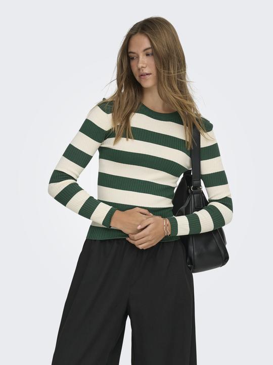 Produktbild JdY Gestreifter Strickpullover (L)