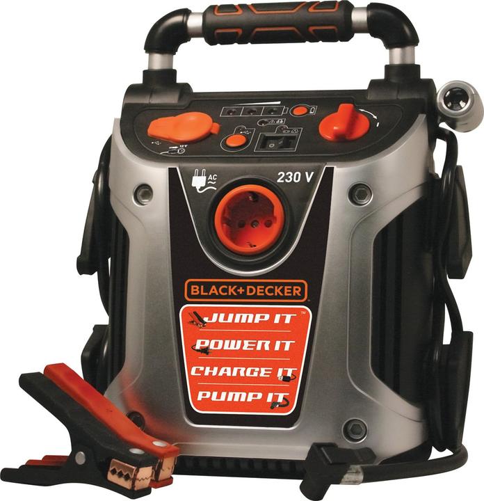 Actual product image Black & Decker Jump starter VG11, with 8.27 bar compressor