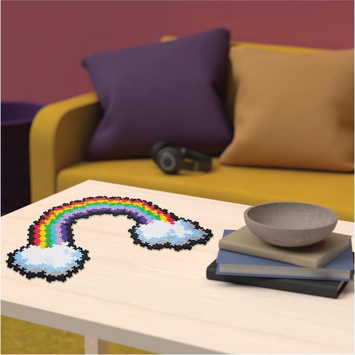 Actual product image Plus-Plus Creative building blocks puzzle rainbow (500 pieces)