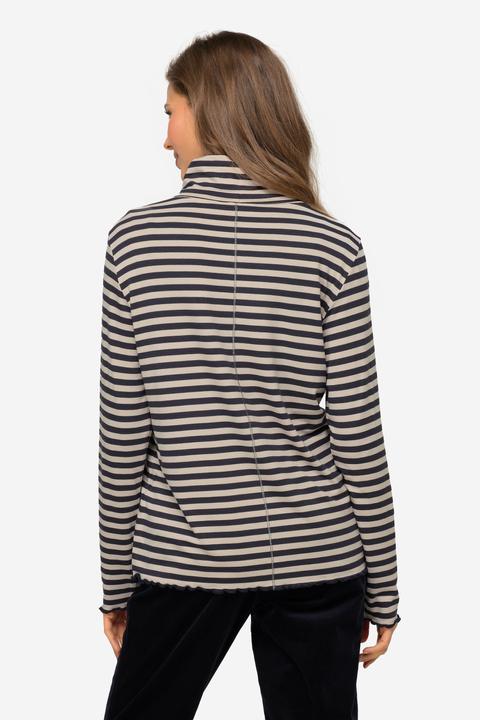 Produktbild Laurasøn Ringelshirt, Laurason Motiv, Rollkragen, Langarm (M)