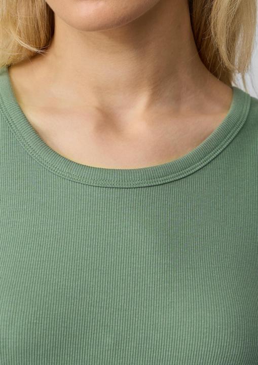 Produktbild s.Oliver T-Shirt Elastisches Top mit Rippstruktur (46)