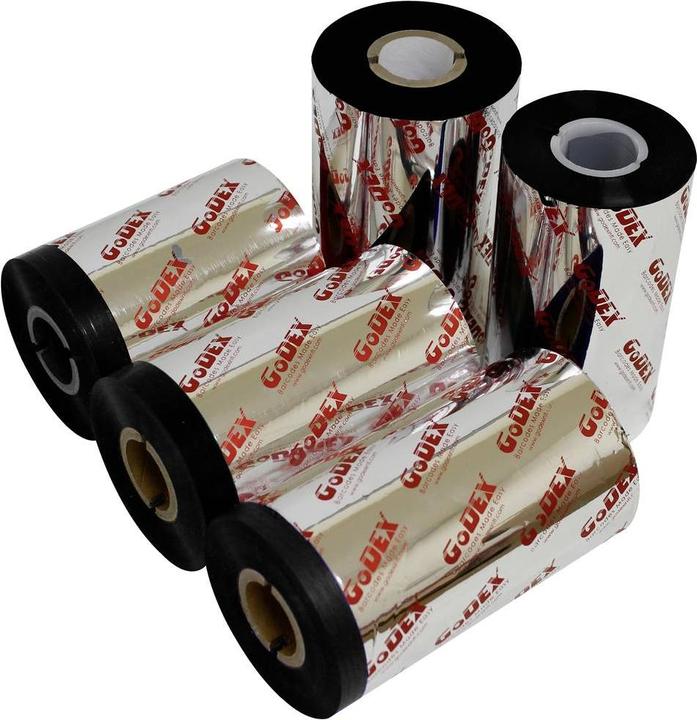 Produktbild Godex Farbband Kombi-Pack 15 St. GWX 245 245.057.074.2.05 (5.70 cm, Schwarz)