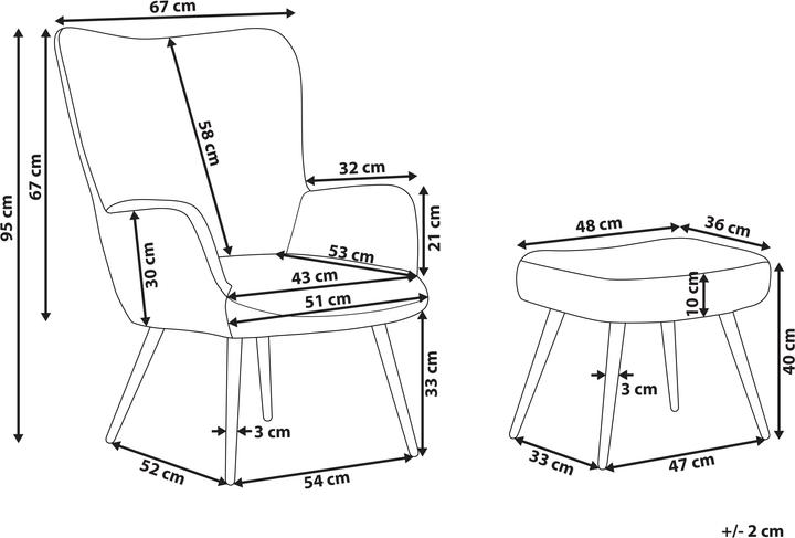 Actual product image Beliani Vejle