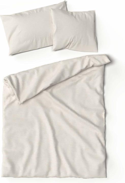 Actual product image Lotus Bettwaren Bettwäsche Jersey uni mélange (Duvet cover, 240 x 240 cm)
