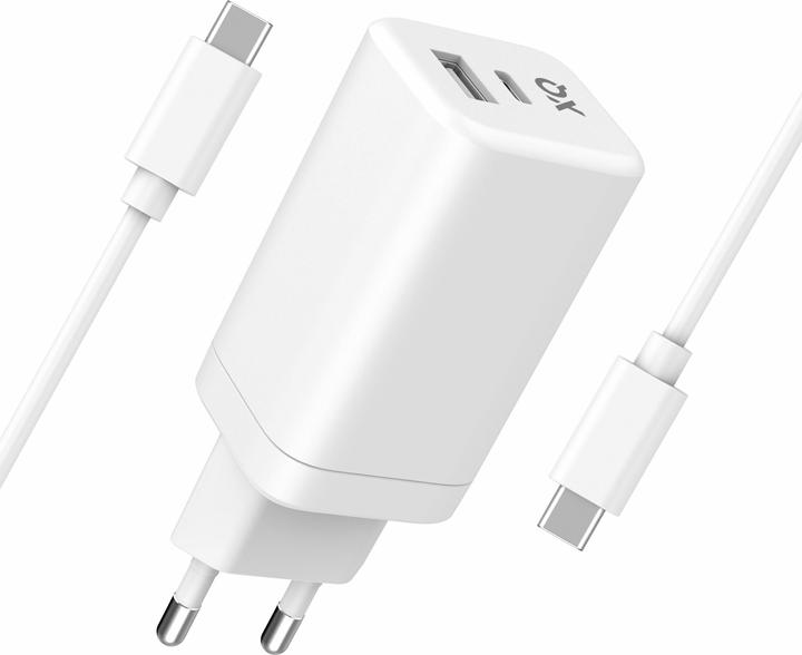 Actual product image Xqisit NP Travel Charger Dual USB-C&A PD65W GaN (65 W, 1 portion)