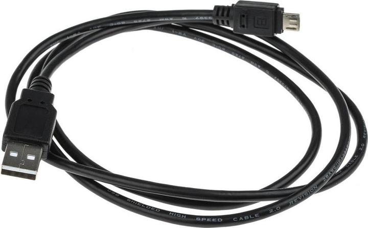 Produktbild RS PRO Micro USB,2.0,A-B,M/M,1.2M,Black (1.20 m, USB 2.0, 2 W)