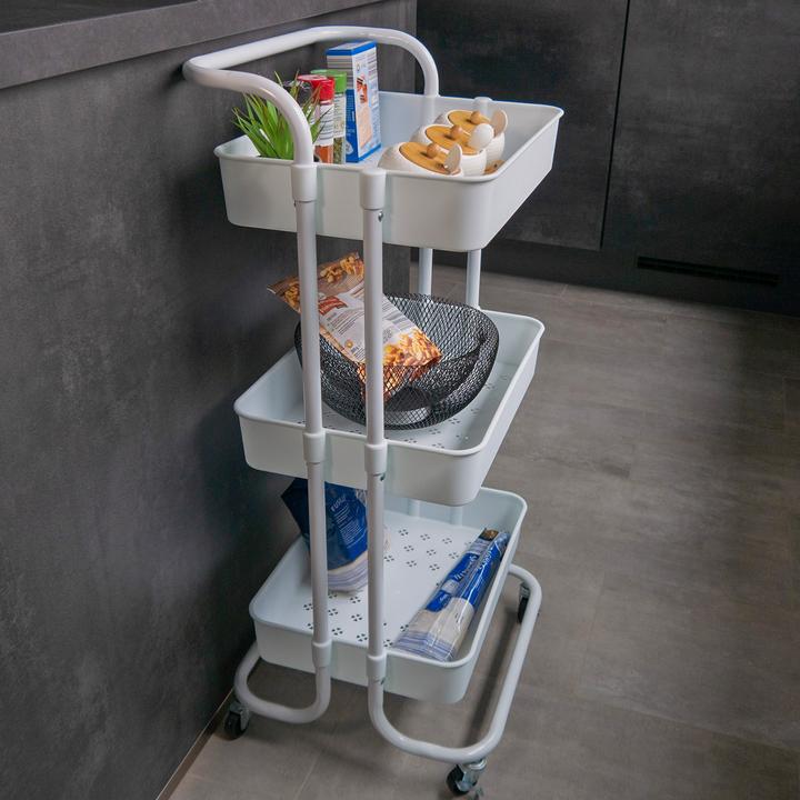 Produktbild Intirilife Rollwagen mit 3 Ebenen
