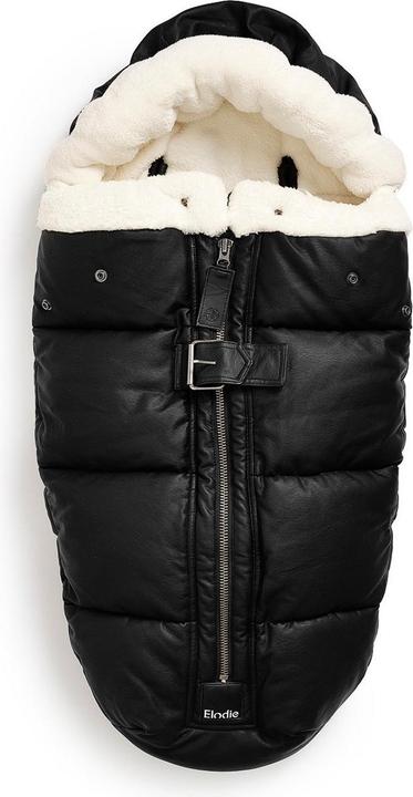 Actual product image Elodie Footmuff Aviator Black vegan leather
