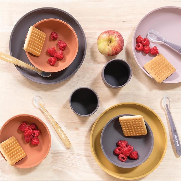Actual product image Nattou Plate with spoon