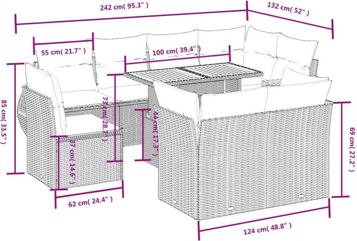 Produktbild vidaXL Hendrix