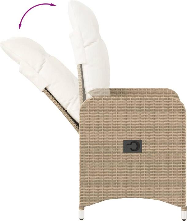 Produktbild vidaXL Gartensessel verstellbar