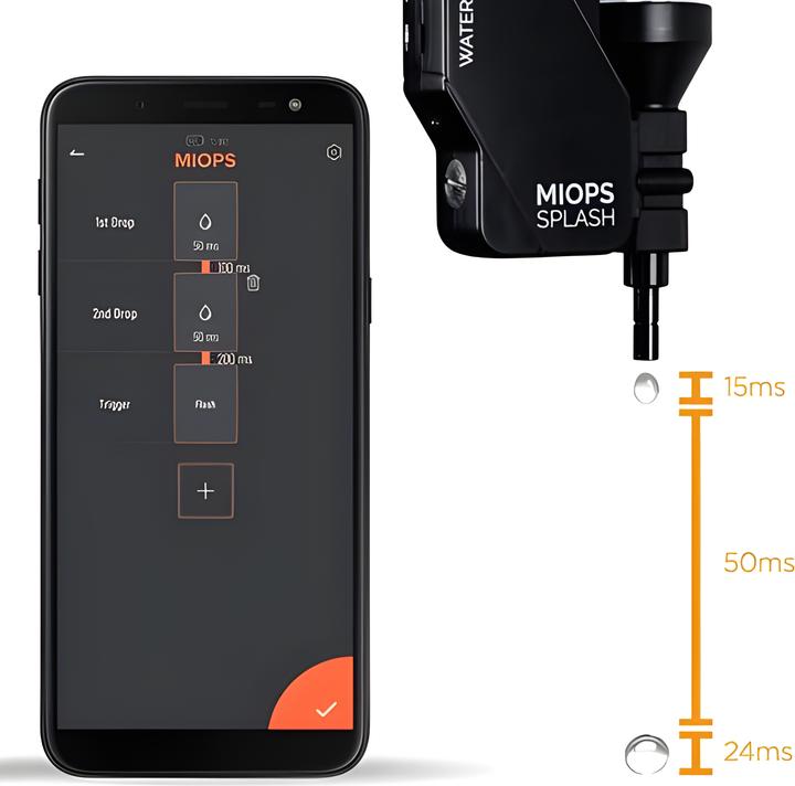 Produktbild Miops Splash V2 Wassertropfen Pro Kit N1 (Kabel)
