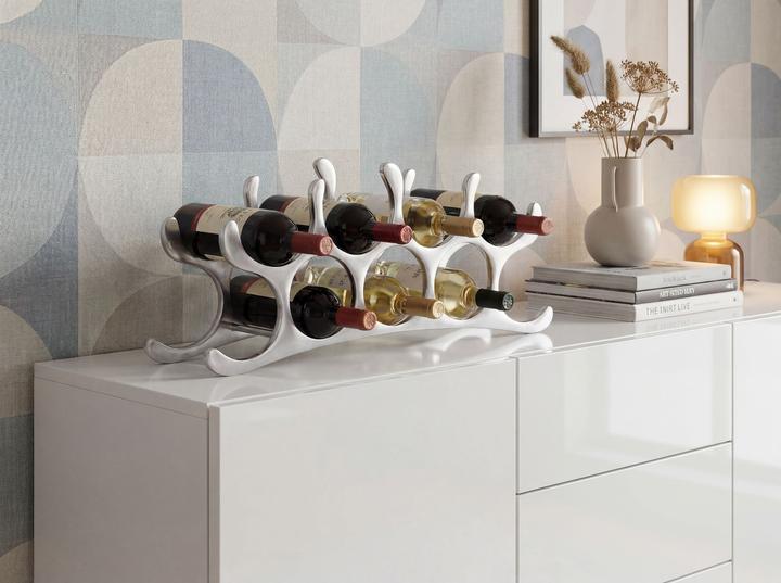 Actual product image Wohnling wine rack (9 bottles, 55 x 12 x 25 cm)